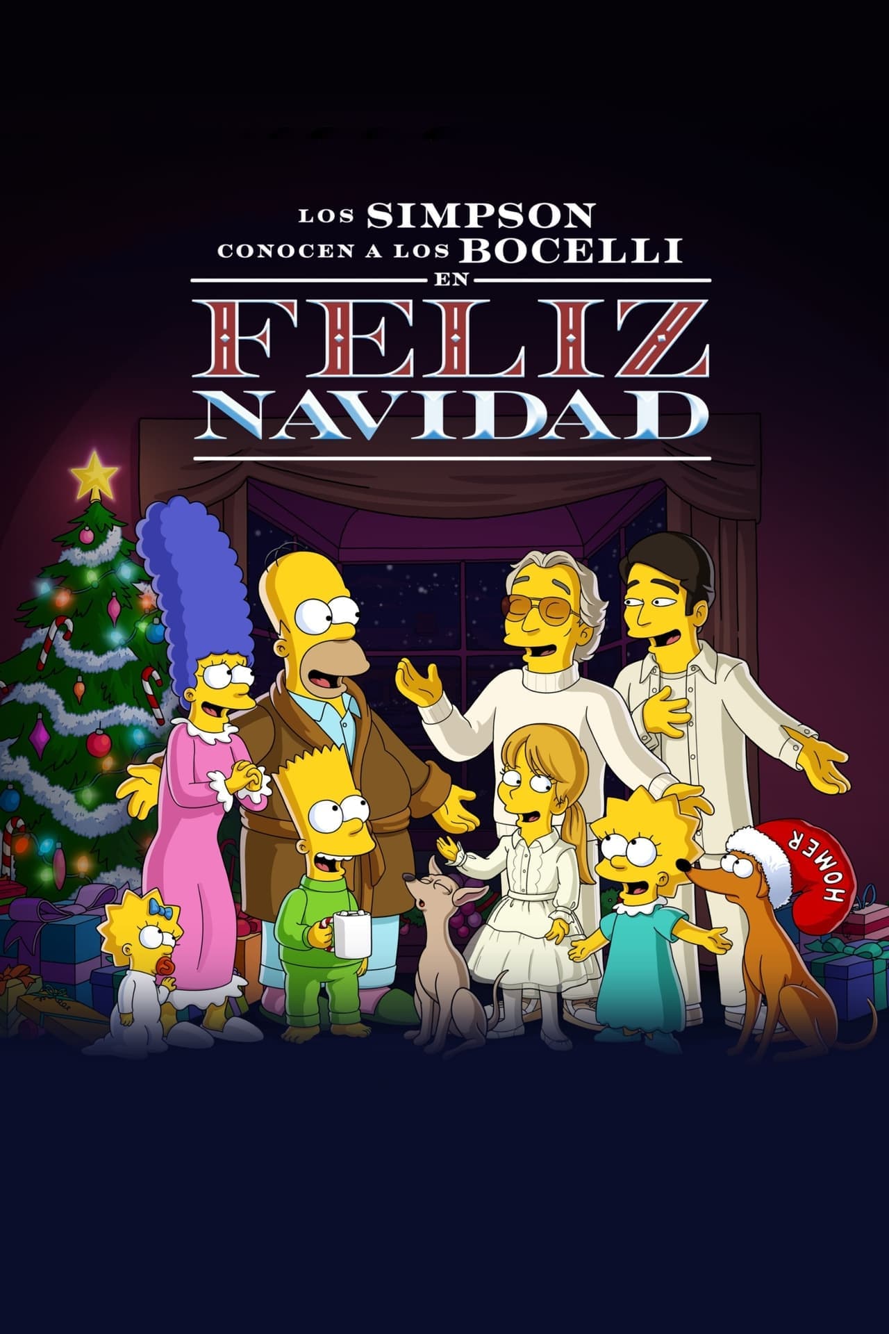 Movie Los Simpson y los Bocelli en “Feliz Navidad”