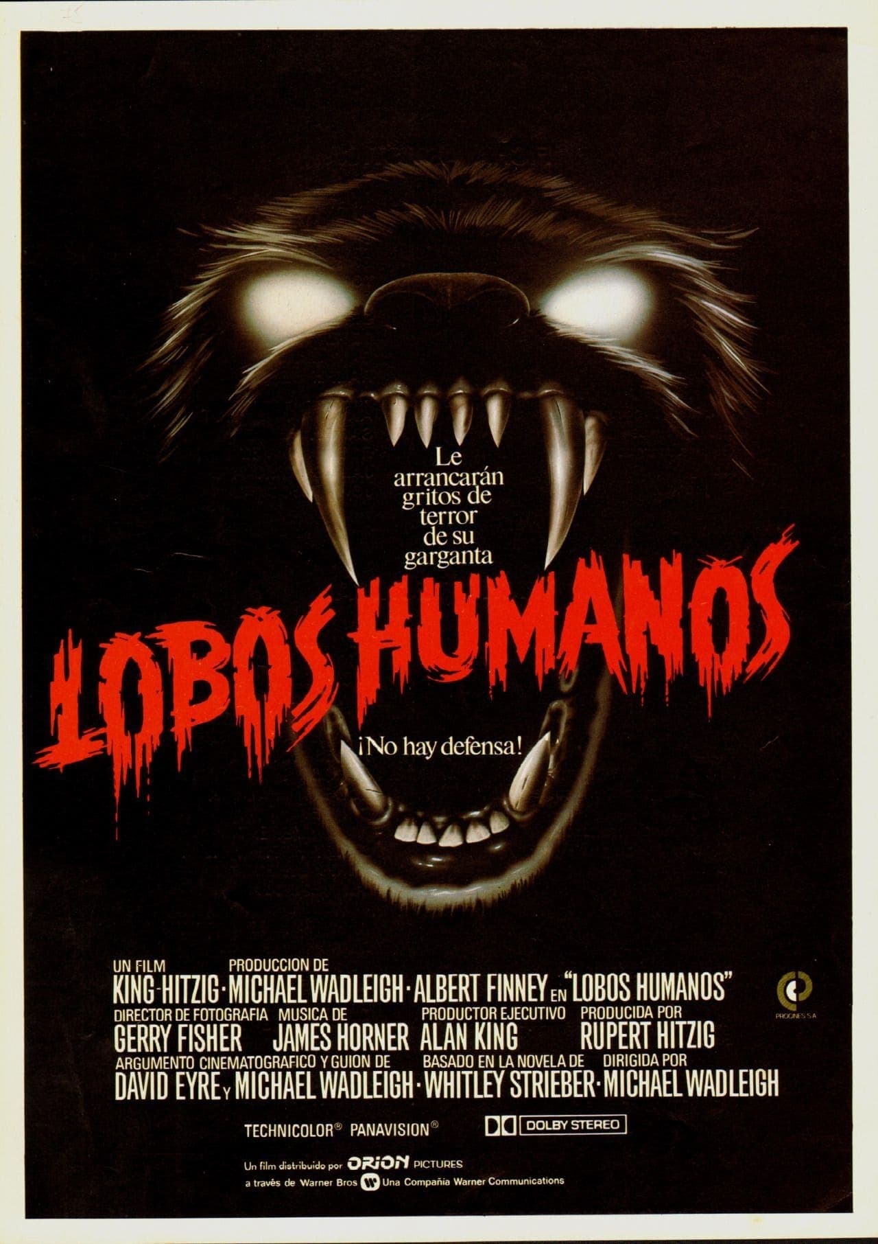 Película Lobos humanos