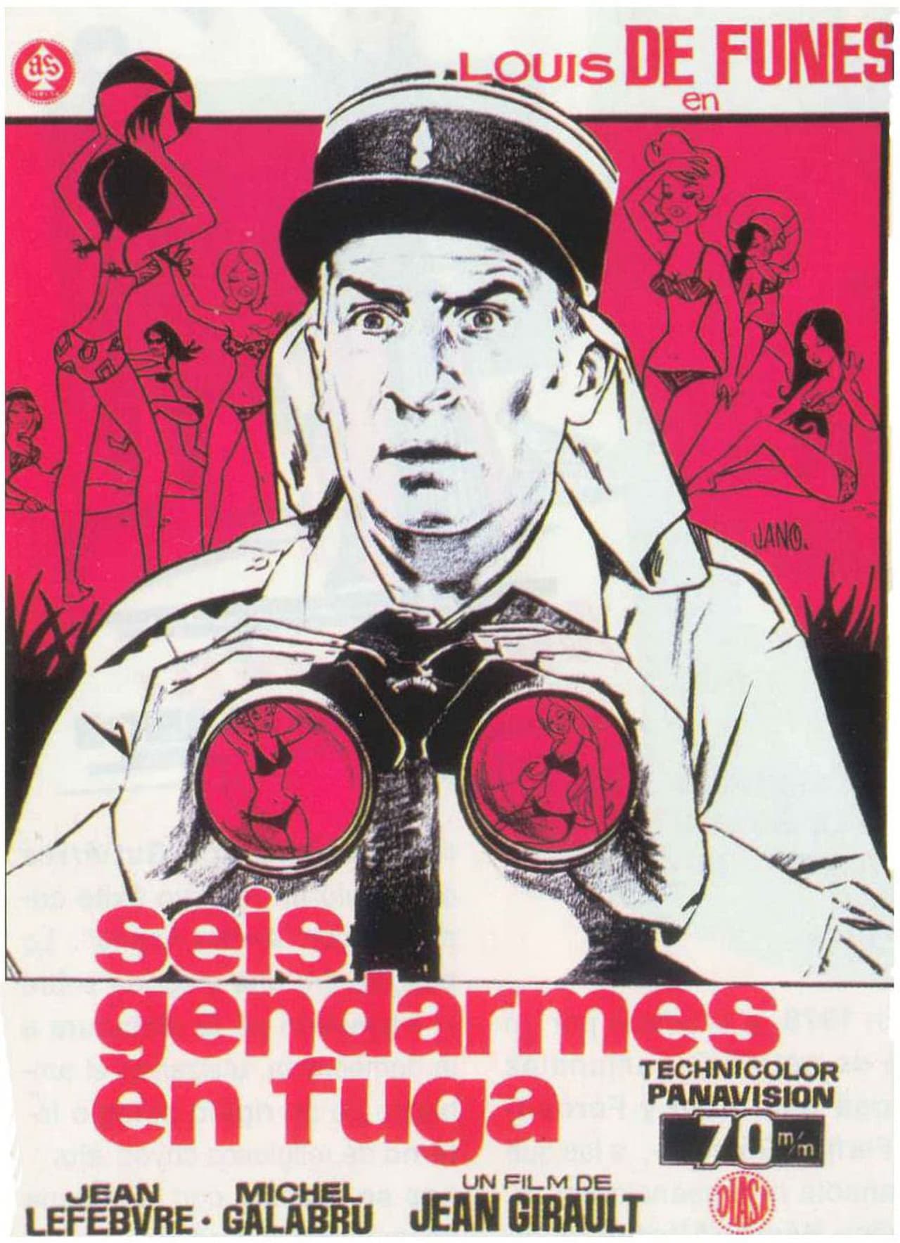 Movie Seis gendarmes en fuga