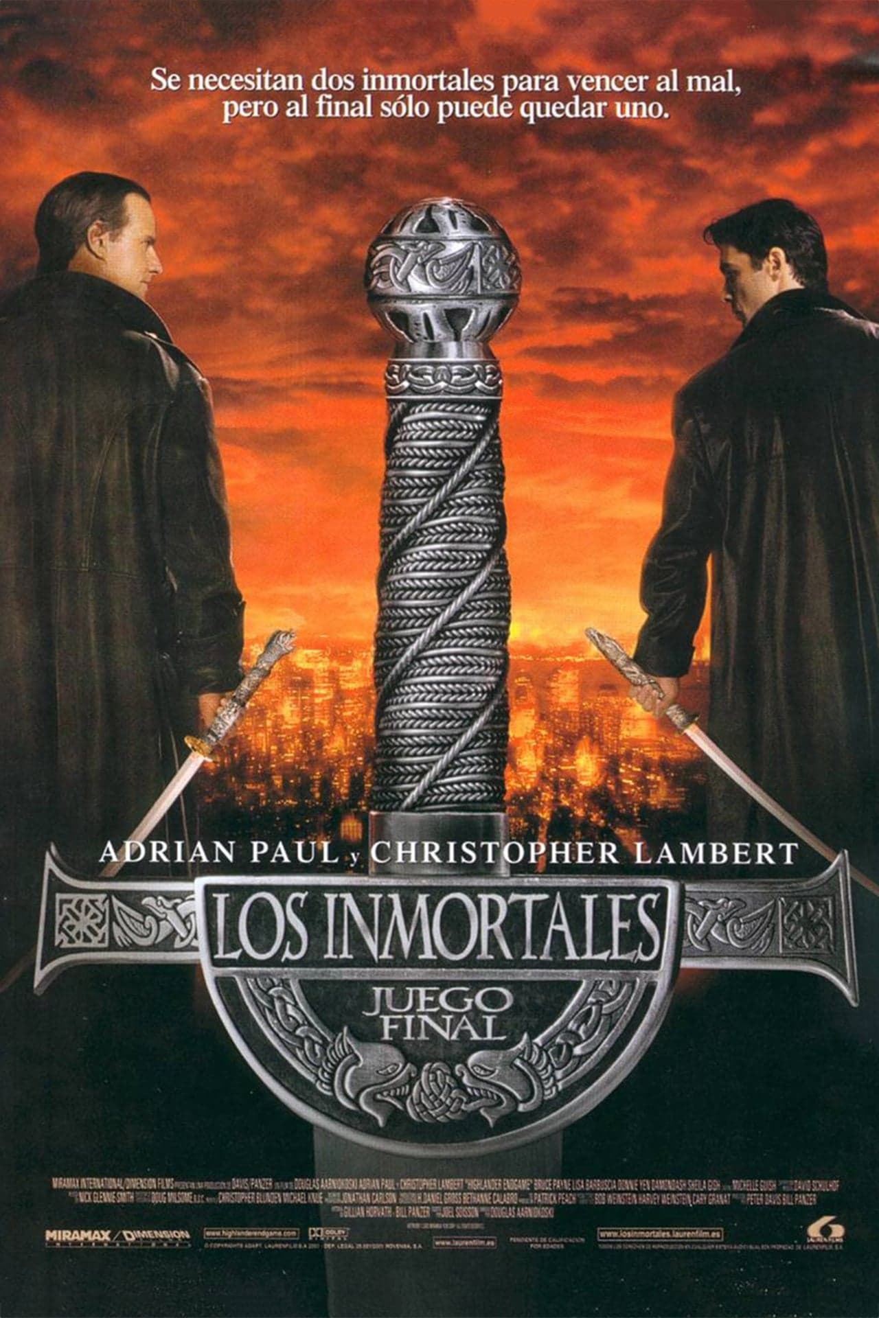 Película Los inmortales: Juego final