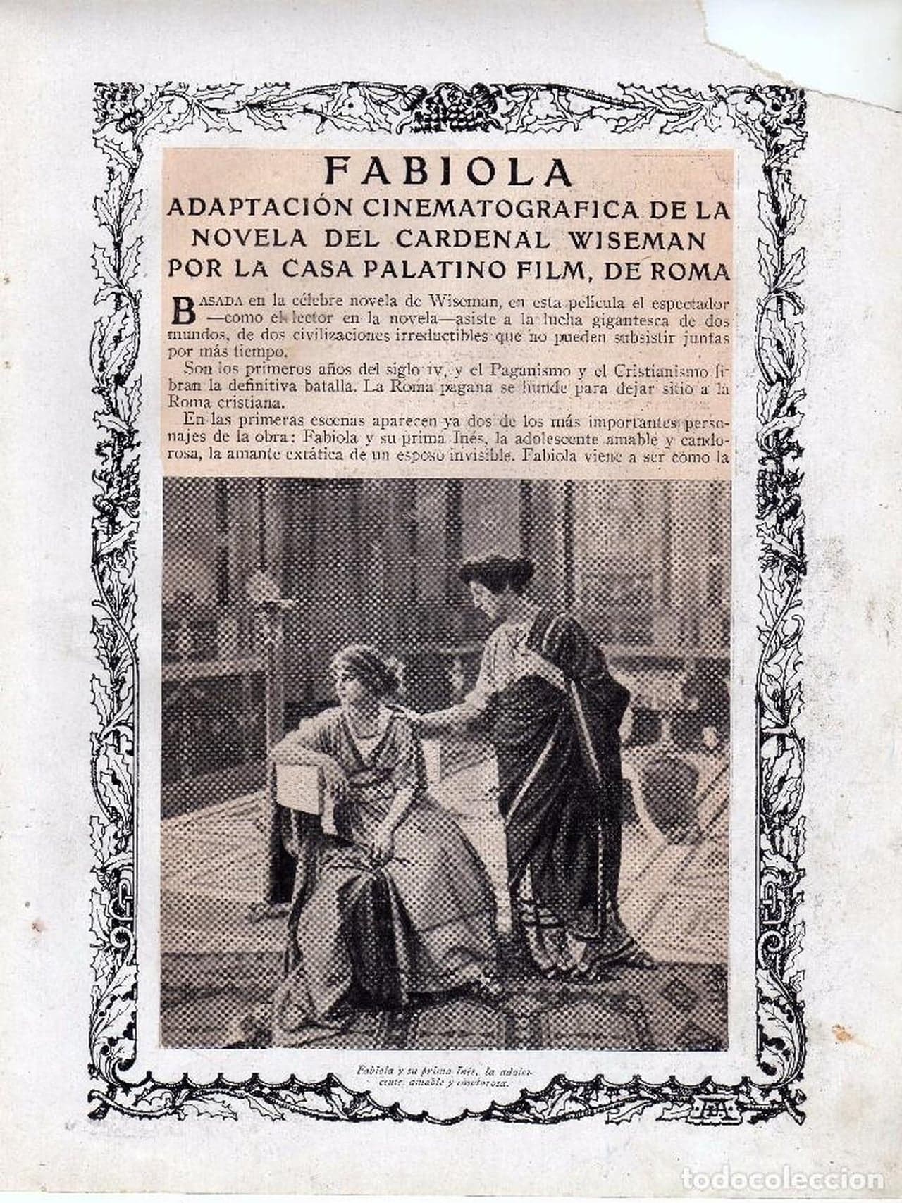 Movie Fabiola o los mártires de la fe