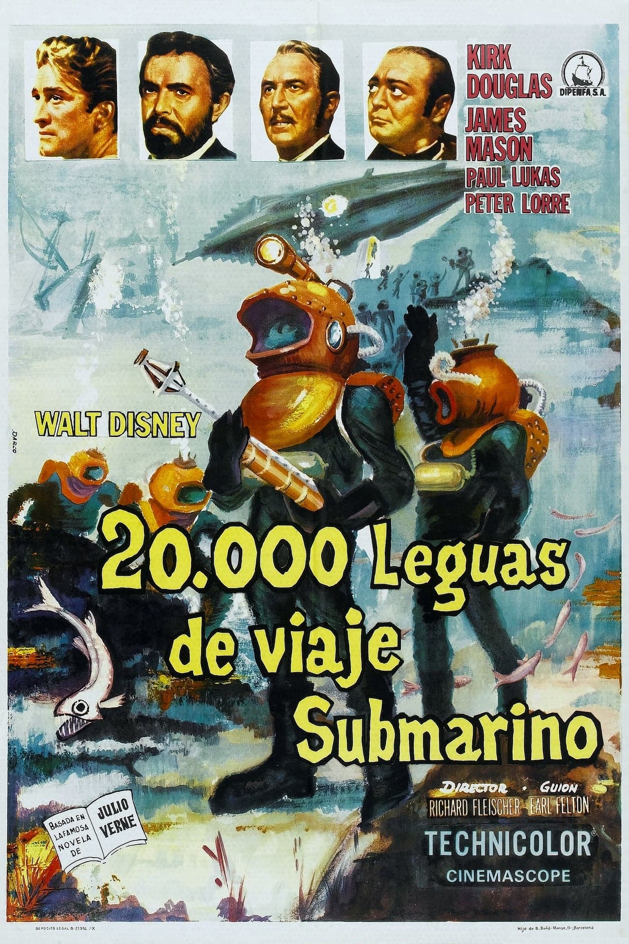 Movie 20.000 leguas de viaje submarino