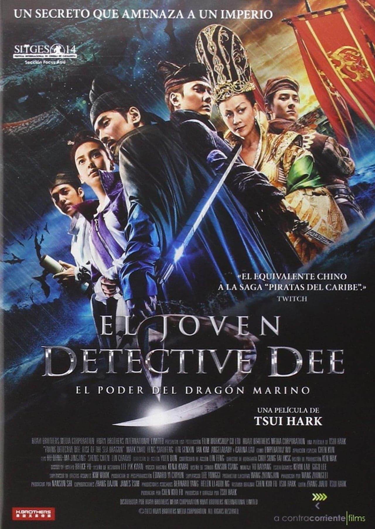 Película El joven detective Dee: el poder del dragón marino