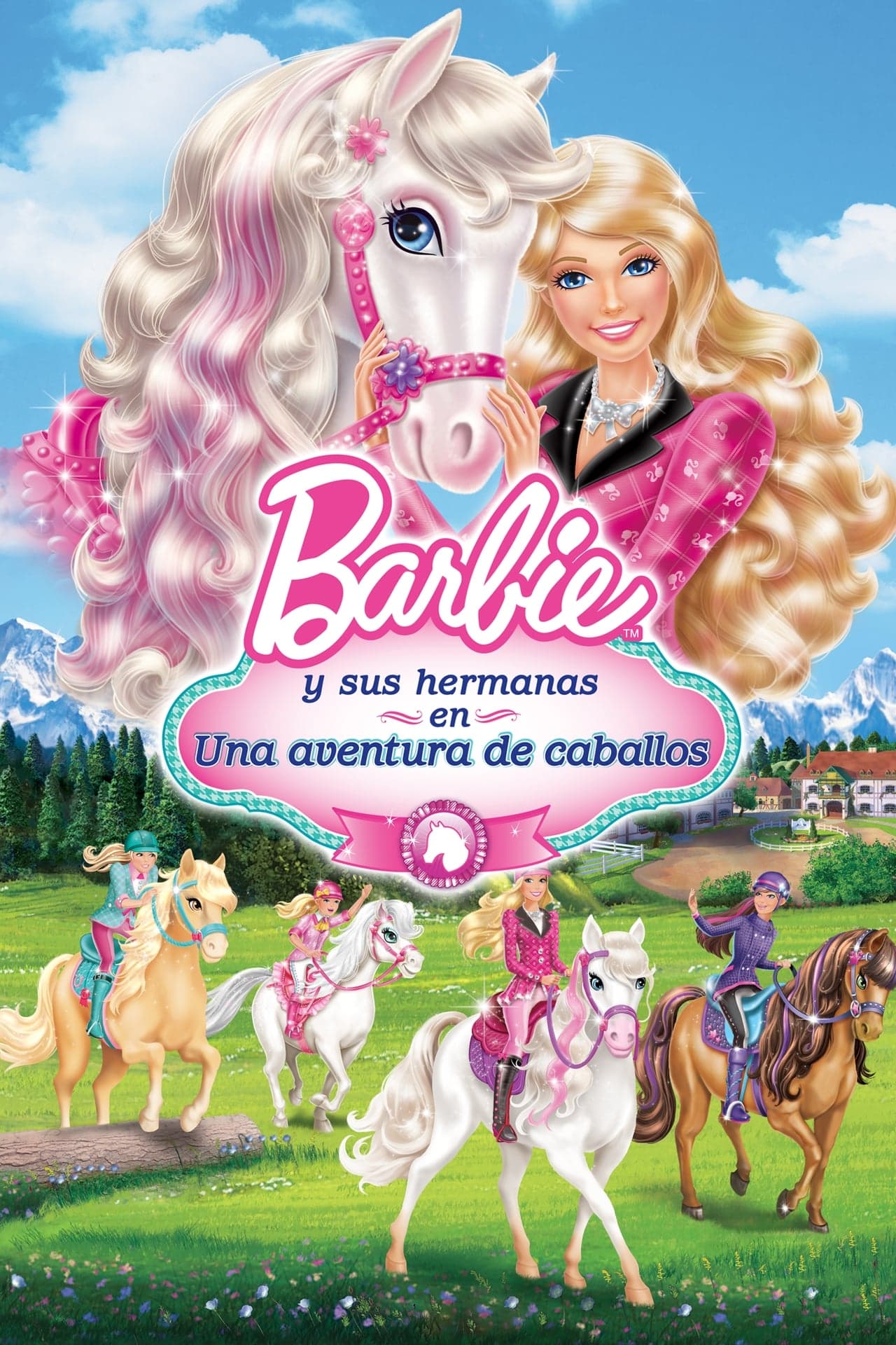 Película Barbie y sus hermanas en Una aventura de caballos