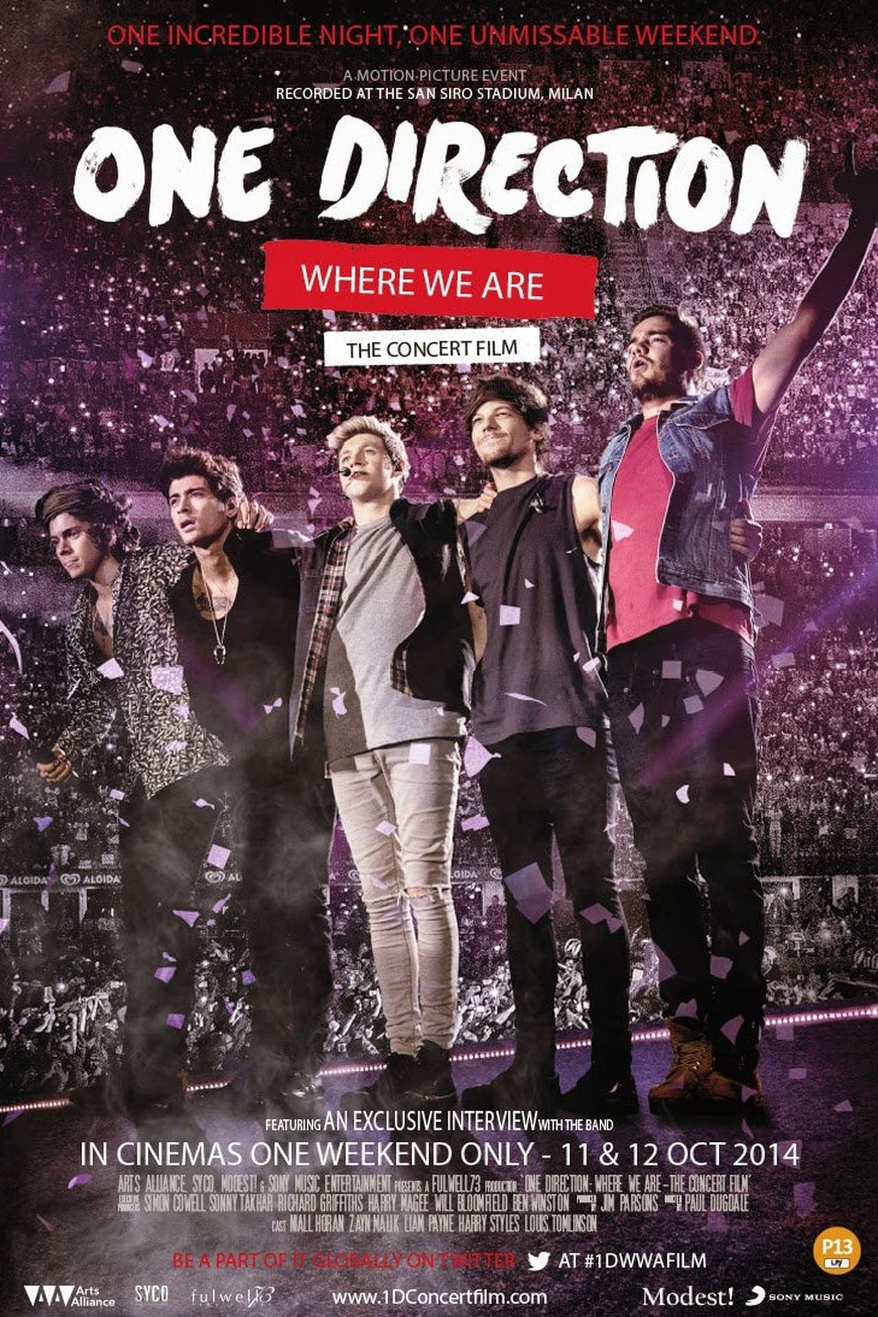 Movie One Direction: Where We Are – La película del concierto