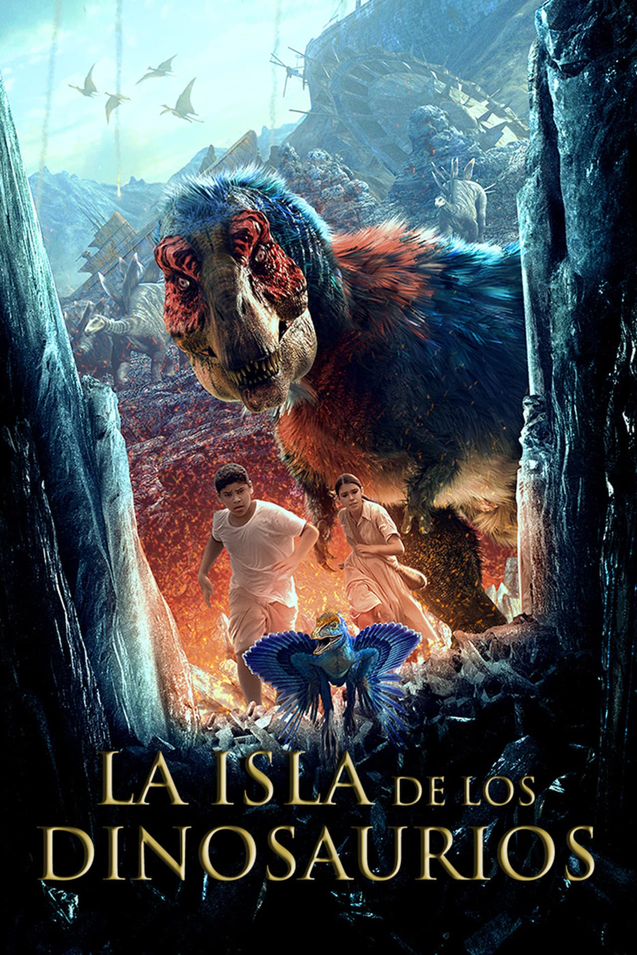 Película La isla de los dinosaurios