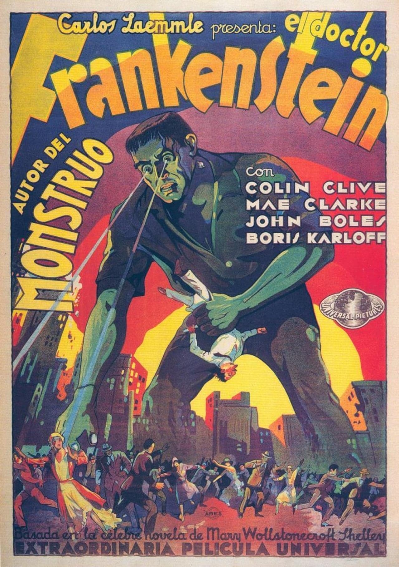 Película El doctor Frankenstein