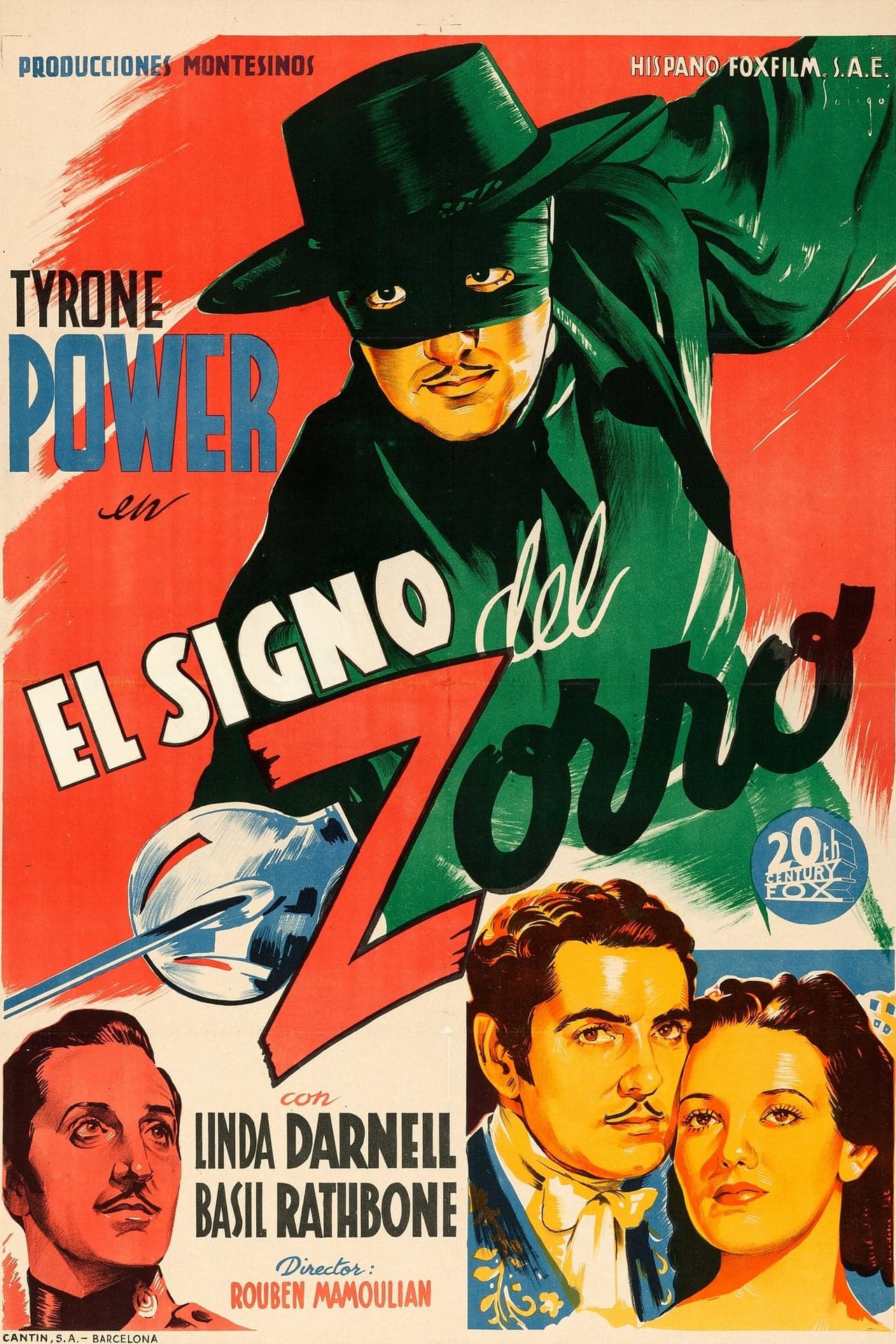 Película El signo del Zorro