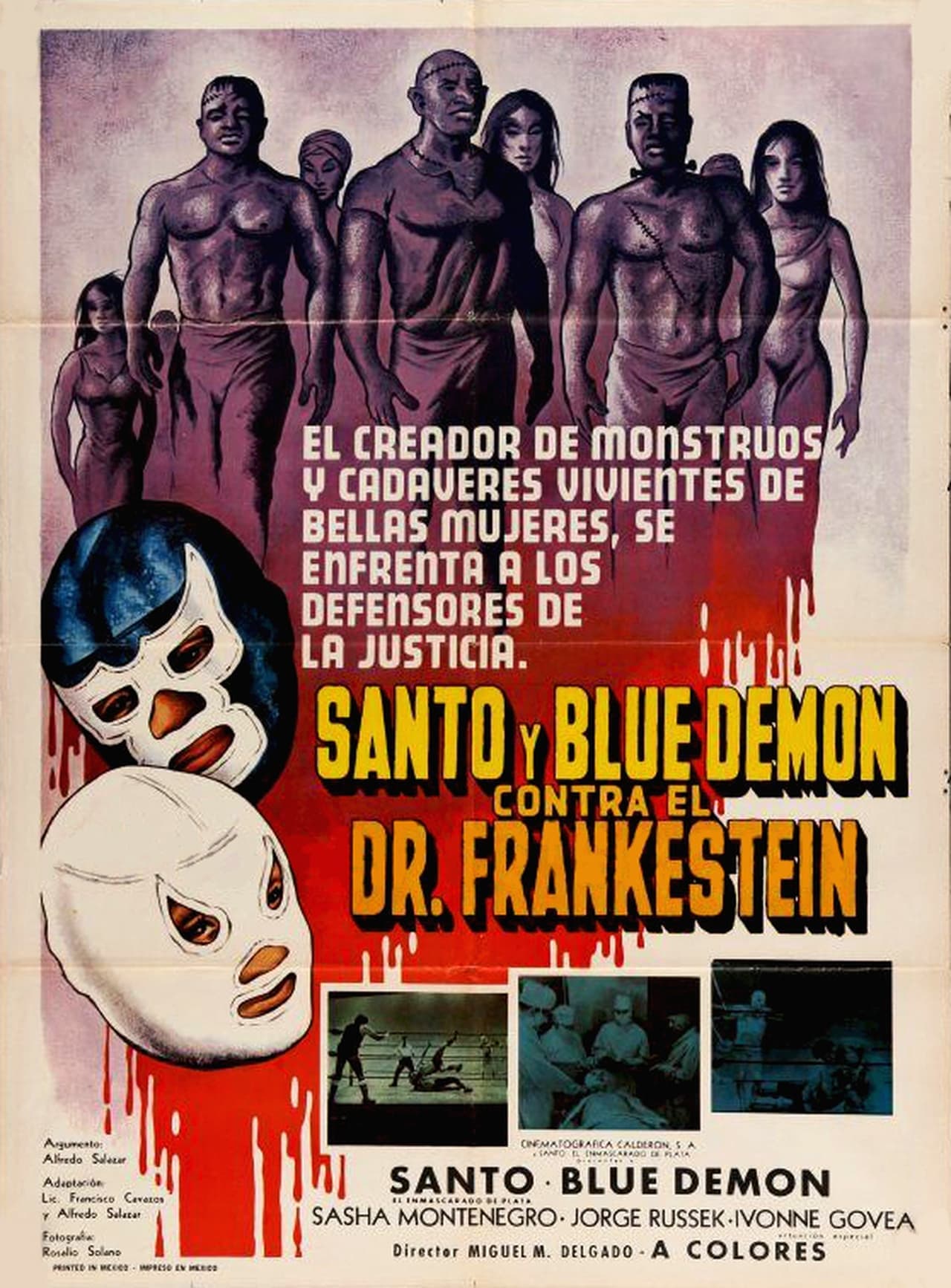 Película Santo y Blue Demon contra el doctor Frankenstein