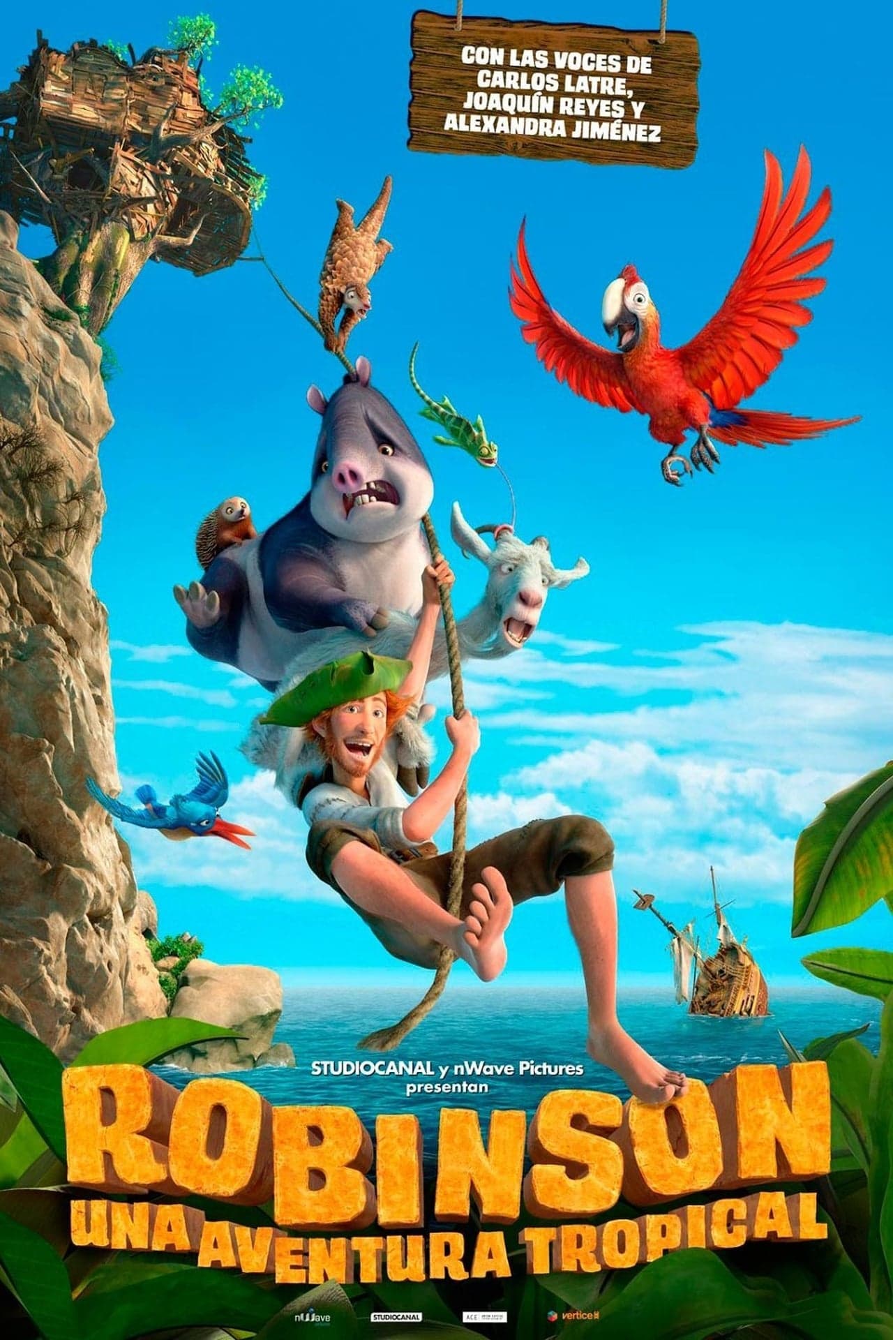 Movie Robinson, una aventura tropical