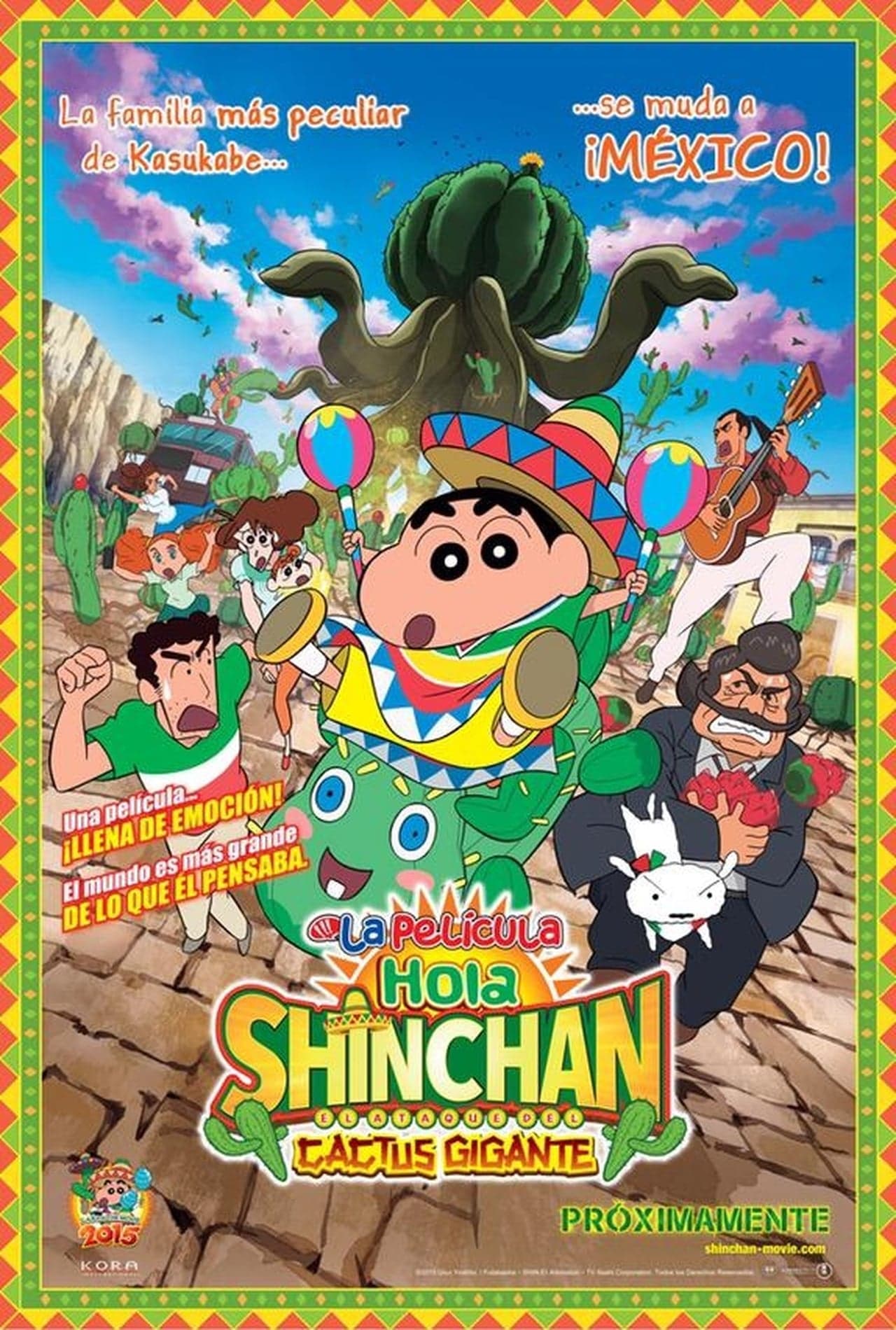 Movie Shin Chan en México: El ataque del cactus gigante