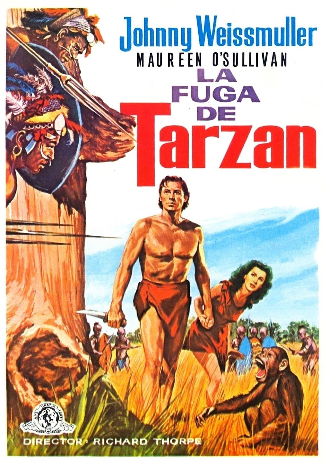 Película La fuga de Tarzán