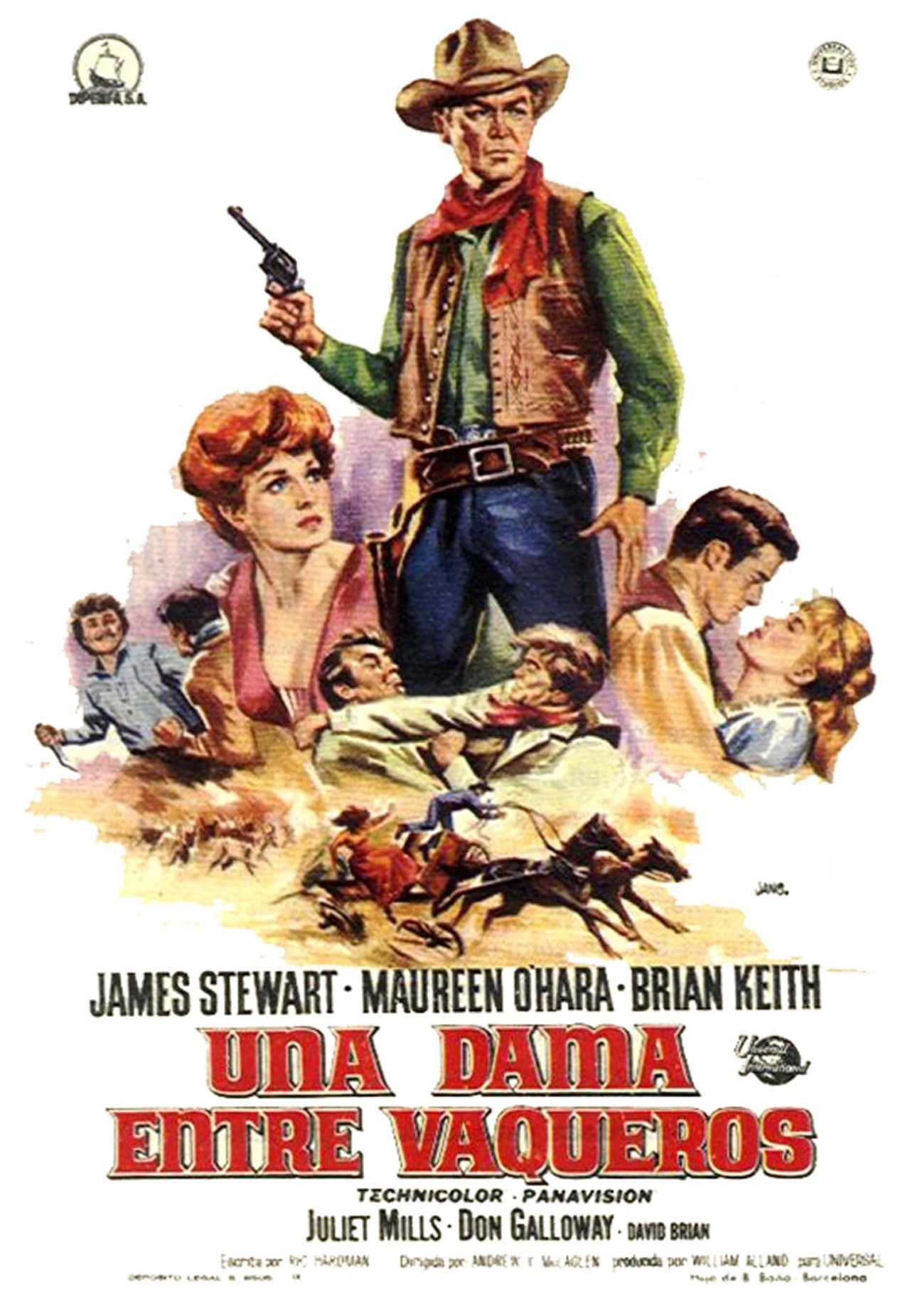 Movie Una dama entre vaqueros