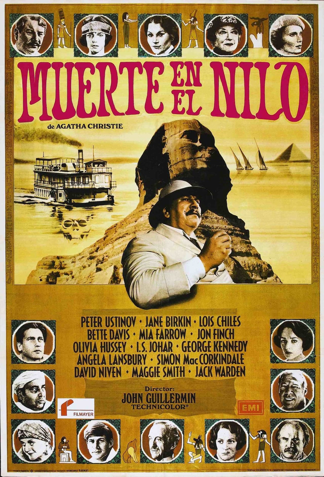 Película Muerte en el Nilo