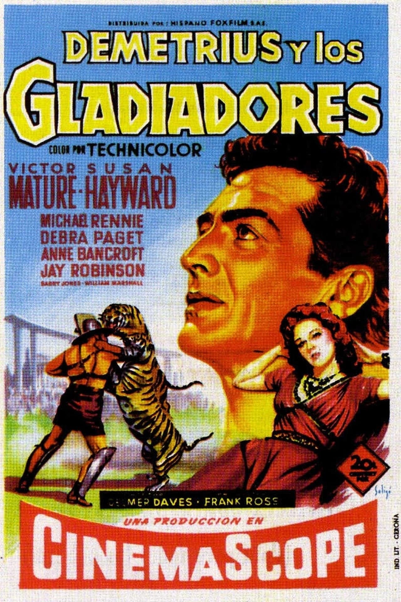 Película Demetrius y los gladiadores