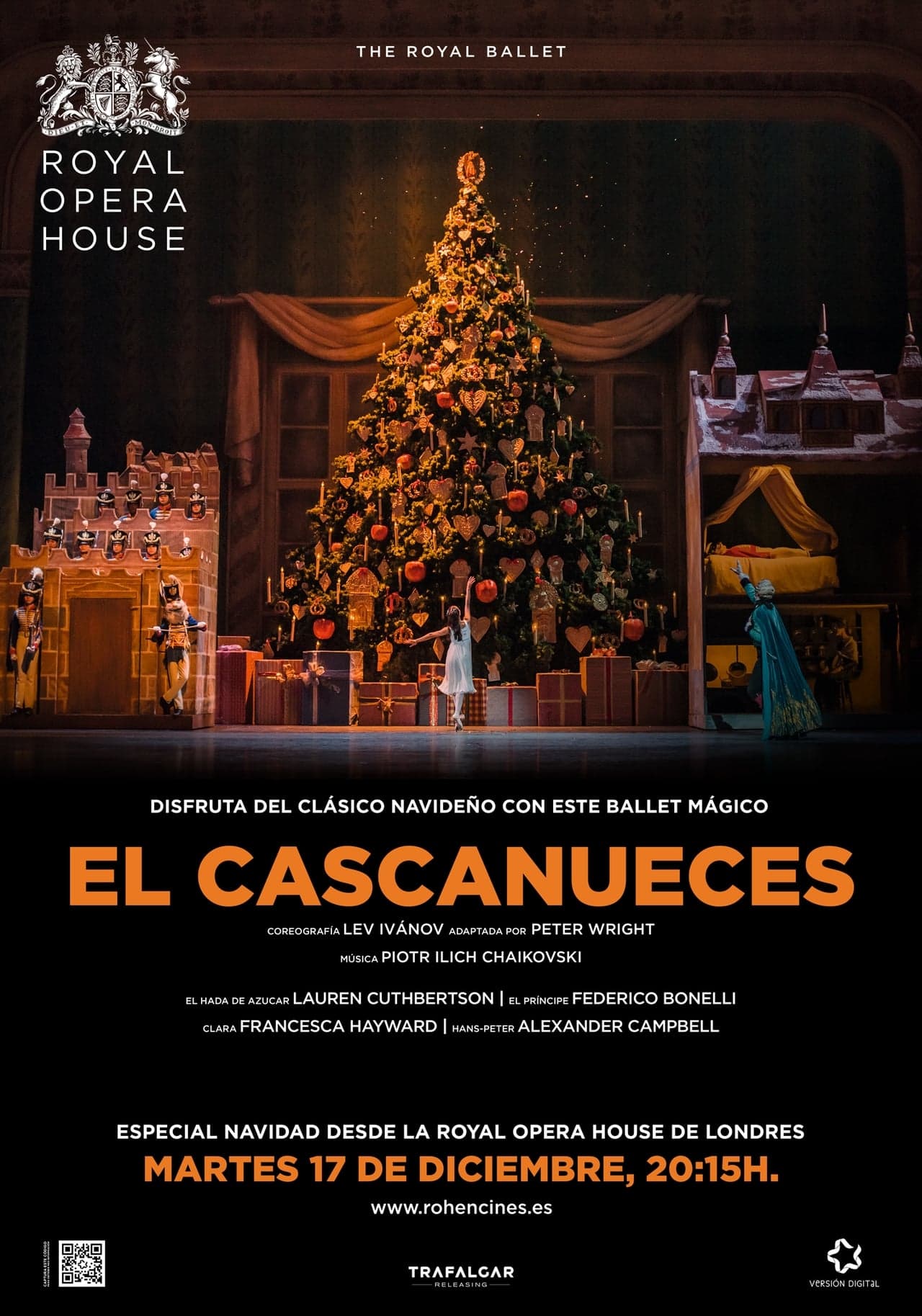 Película EL CASCANUECES ROYAL OPERA HOUSE DE LONDRES