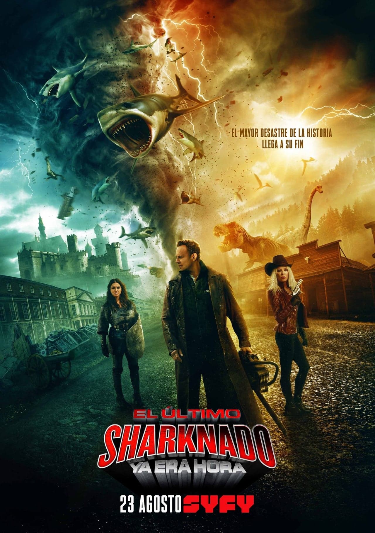 Película El último Sharknado: Ya era hora