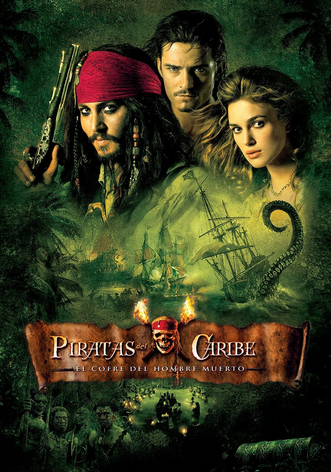 Película Piratas del Caribe: El cofre del hombre muerto