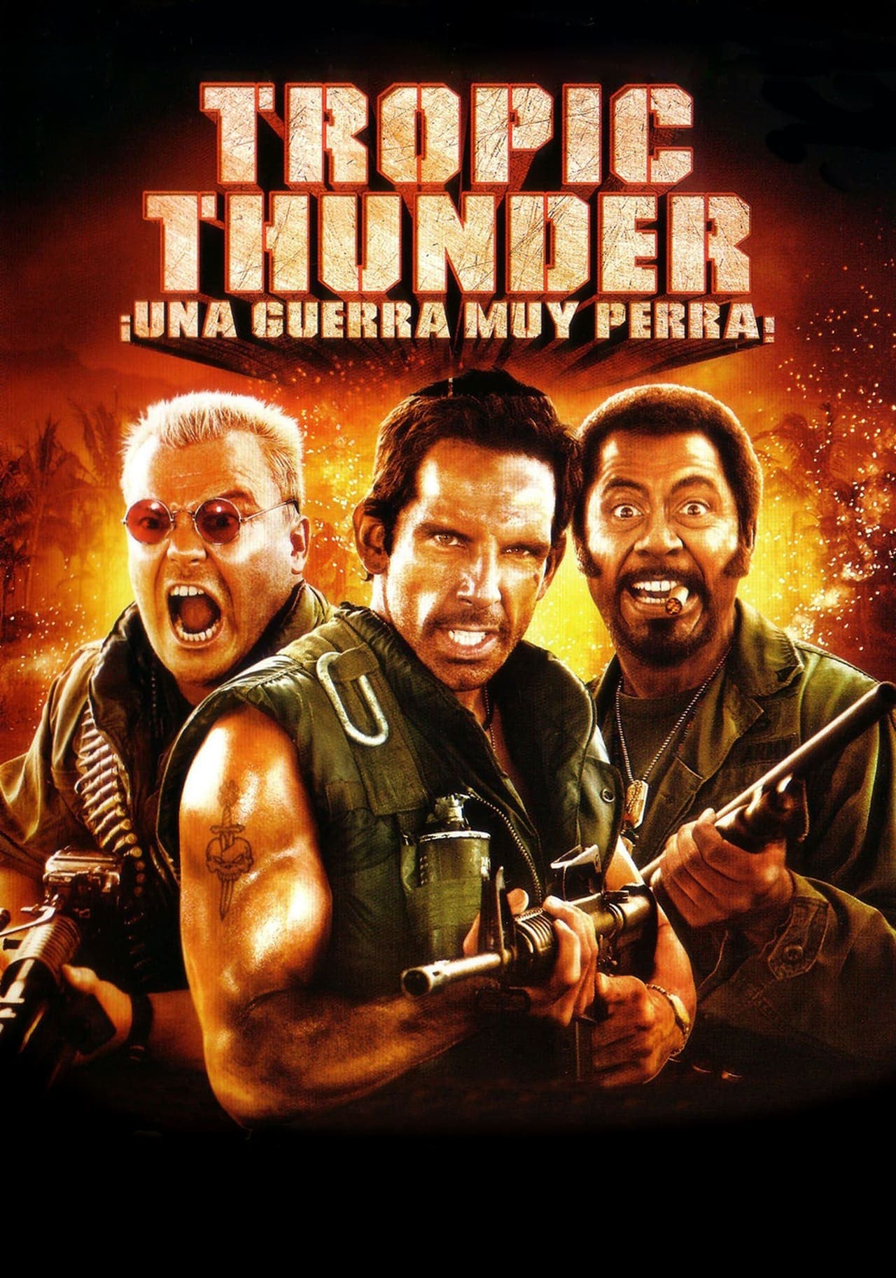 Película Tropic Thunder, ¡una guerra muy perra!