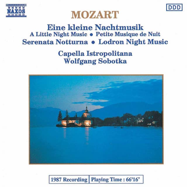 Music Serenade No. 6 in D Major, K. 239 "Serenata notturna": III. Rondo. Allegro - Adagio - Allegro