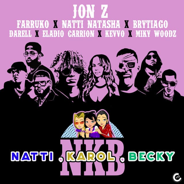 Canción Natti, Karol, Becky (feat. KEVVO, Brytiago, Darell, Eladio Carrión & Miky Woodz) - Remix