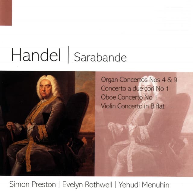 Canción Handel / Orch. Hale: Keyboard Suite No. 4 in D Minor, HWV 437: III. Sarabande