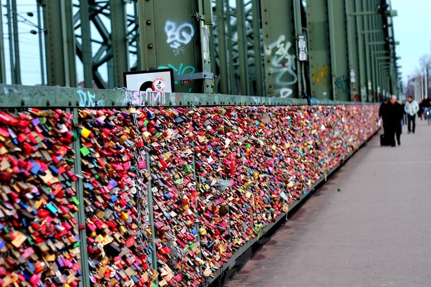 Lugar Hohenzollern Bridge