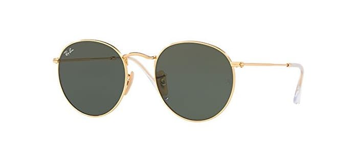 Book Gafas de sol Ray-Ban RB3447N ROUND METAL Dorado 50