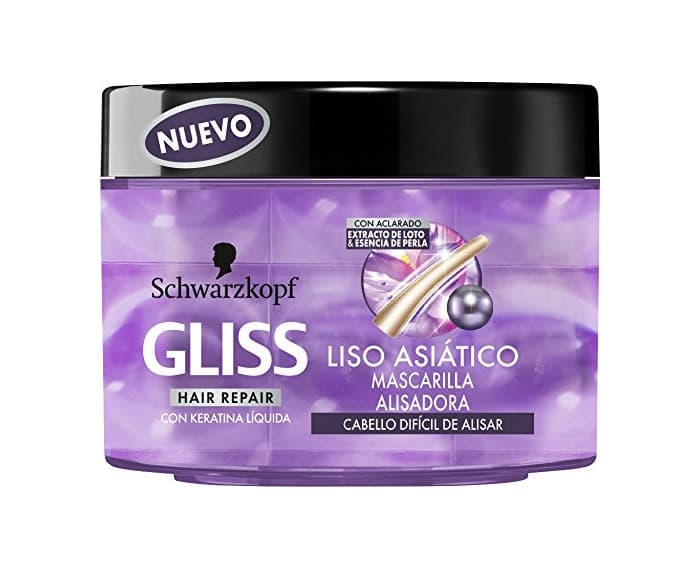 Belleza Gliss Mascarilla Alisadora para el Cabello con Extracto de loto y Esencia