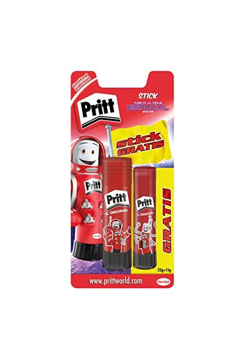 Producto Pritt Barra de pegamento de rápida adhesión, sin disolventes, pack 22 gr