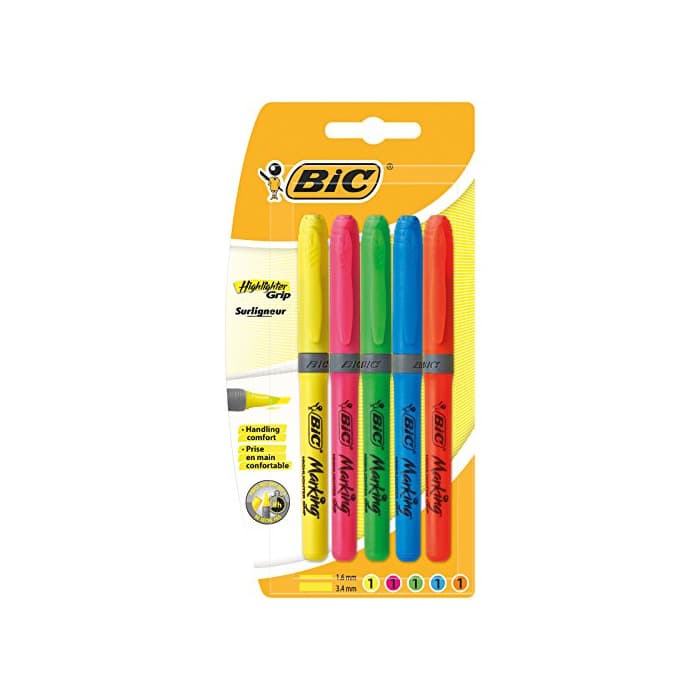 Producto BIC Briteliner Grip - Rotulador fluorescente varios colores