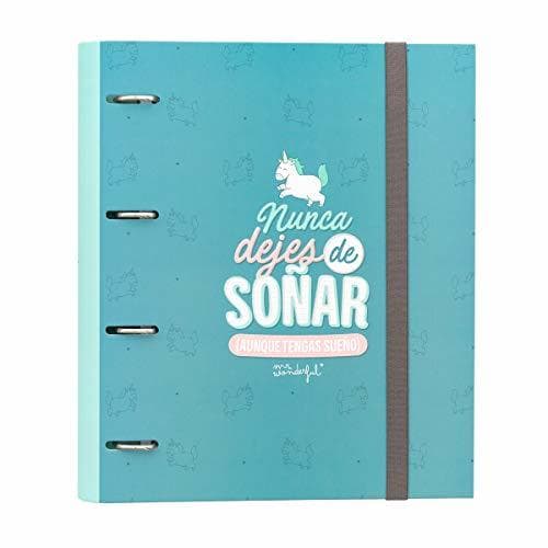 Producto Mr. Wonderful Carpeta con Anillas-Nunca Dejes de soñar