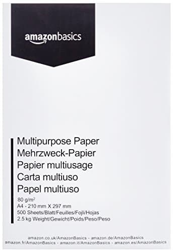 Producto AmazonBasics Papel multiusos para impresora A4 80gsm