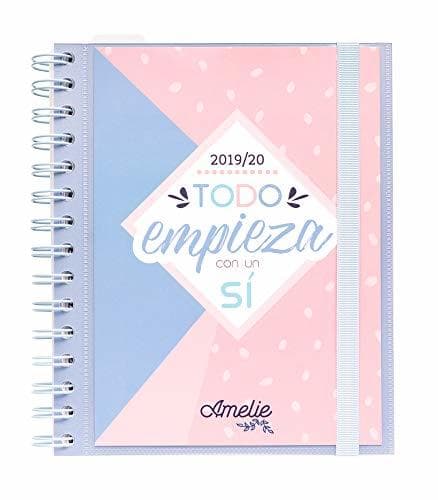 Producto Agenda escolar 2019/2020 semana vista Amelie