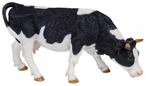 Producto Papo- Figura Vaca Blanca y Negra pastando 15X4,2X7,15CM,