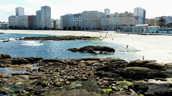 Lugar Playa de Riazor (La Coruña)