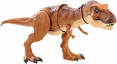 Product Jurassic World Thrash'n Throw Superataque del Tyrannosaurus Rex, Colores, Talla única