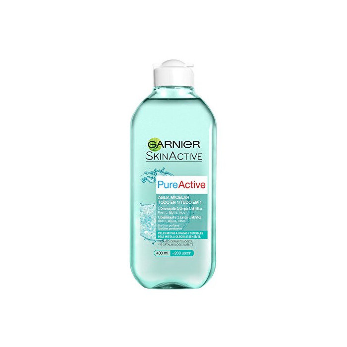 Belleza Garnier Pure Active Mat Control Agua Micelar