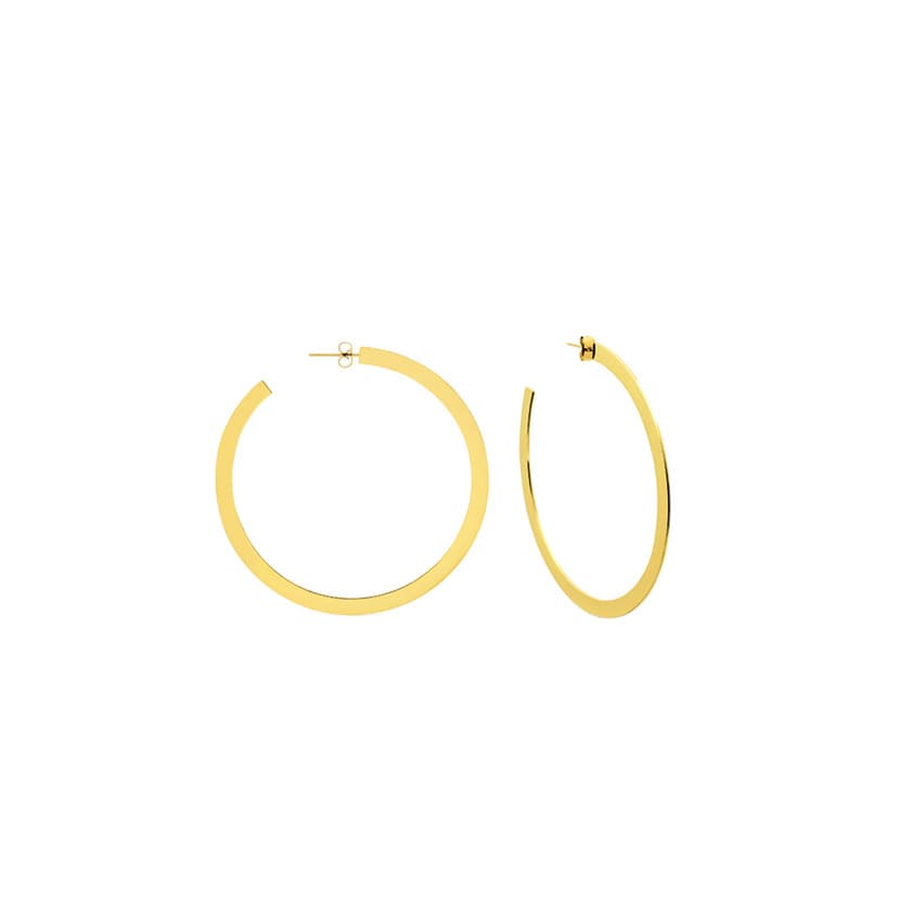 Product Pendientes Aro Plano-L Gold

