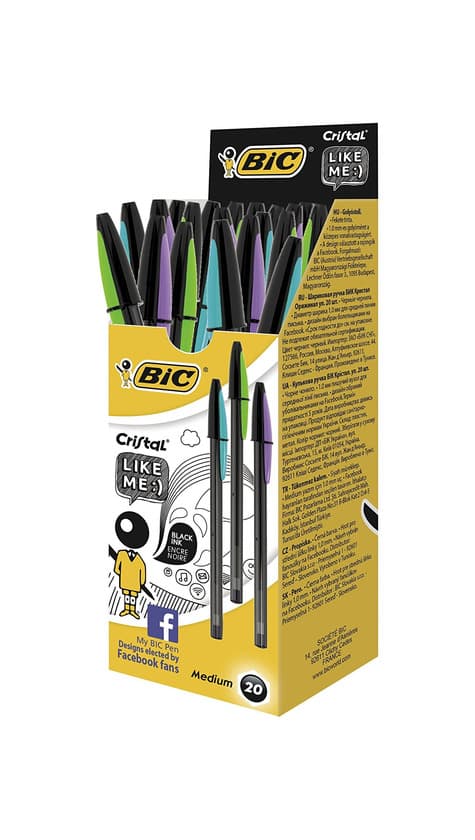 Product Bic Cristal Pen Soft - Bolígrafos con tinta negra