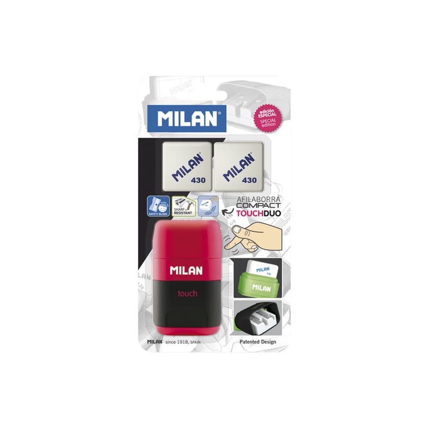 Product Milan - Blíster eraser & brush compact