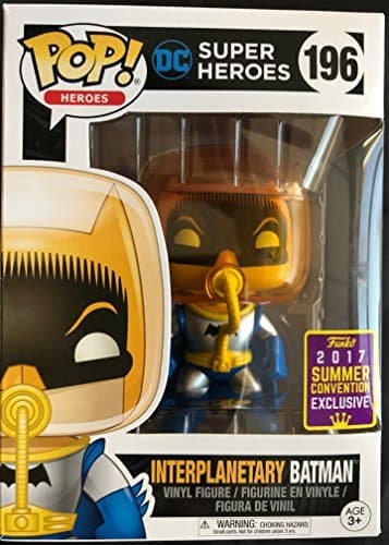 Game Funko – DC Super Heroes Pop Vinyl Figure 196 Interplanetary Batman SDCC Summer Convention Exclusives