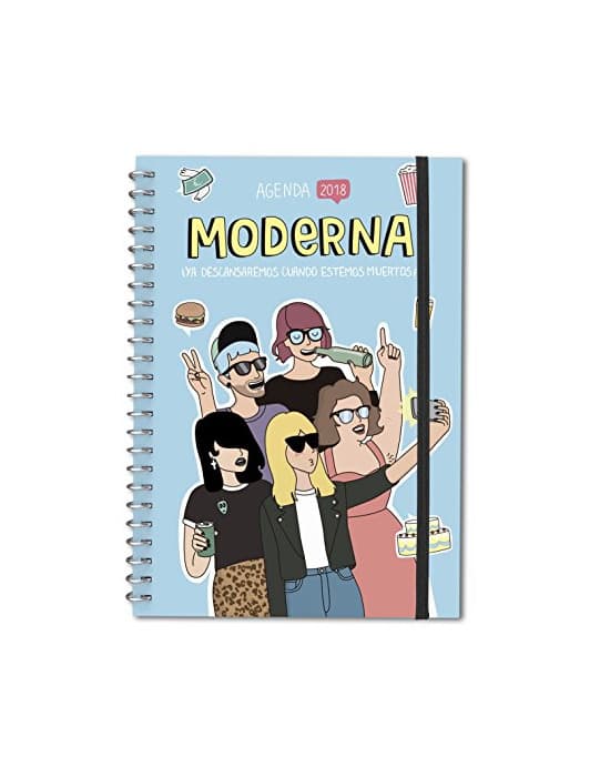 Libro Agenda anual 2018 Moderna de Pueblo