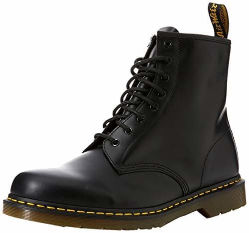 Fashion Dr. Martens 1460 - Botas Militares de Mujer, Negro