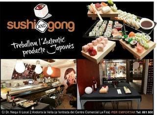 Restaurantes SUSHI AND GONG