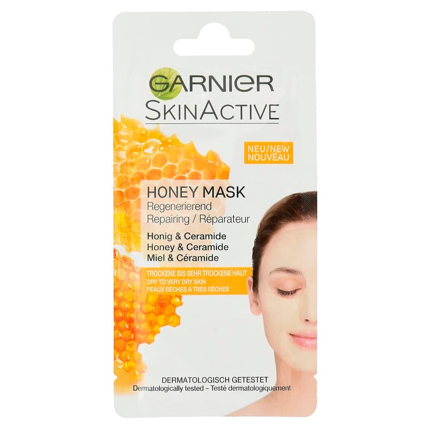 Fashion GARNIER Skin active mascarilla reparadora con miel de flores ...