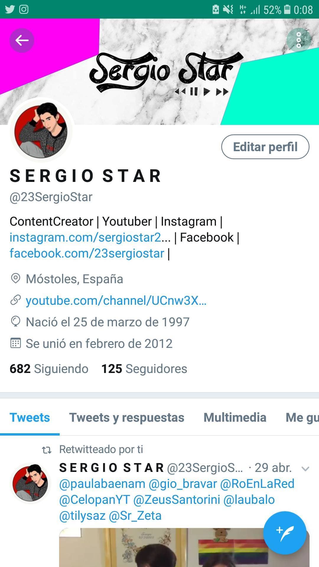 Fashion Twitter de Sergio Star 