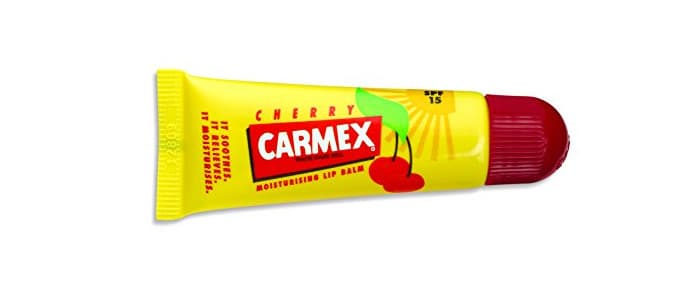 Beauty Carmex Cherry Tube, Bálsamo labial, cereza, 6 pack