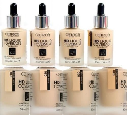 Belleza Catrice base de maquillaje hd liquid coverage 020 rose beige 30 ml.