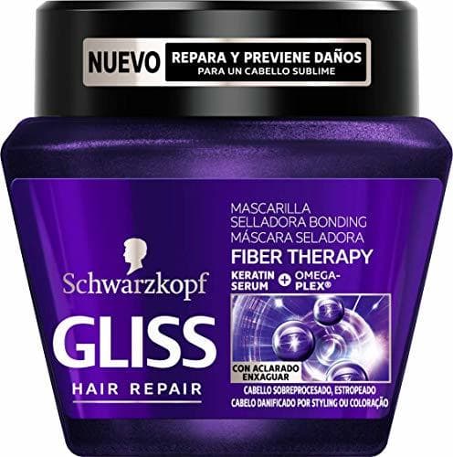 Belleza Gliss - Mascarilla Fiber Therapy  para cabello sobreprocesado